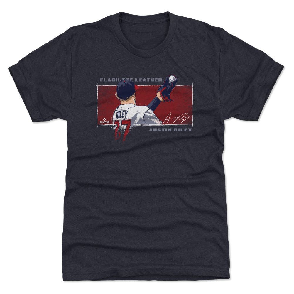 Austin Riley Atlanta Flash The Leather WHT