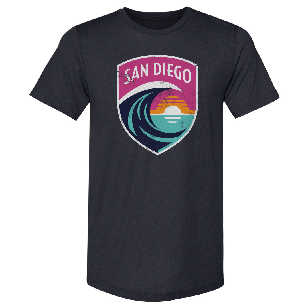 San Diego Wave FC Vintage Primary Logo WHT
