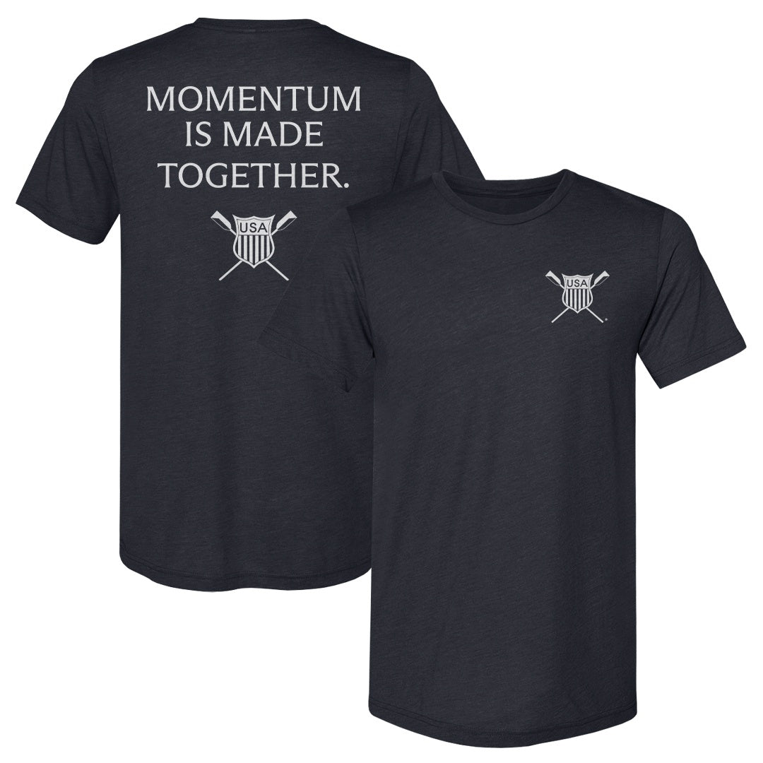 USRowing Emblem Momentum F&B WHT