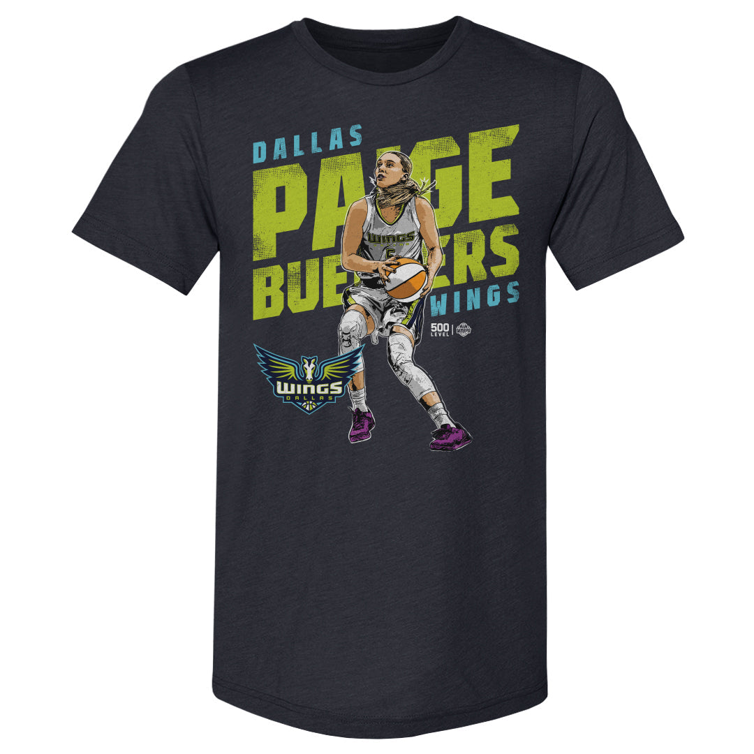 Paige Bueckers Dallas Wings Slant WHT