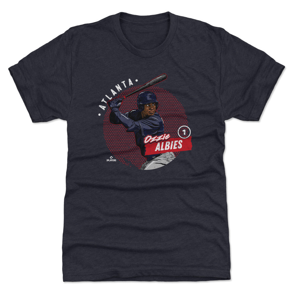 Ozzie Albies Atlanta Dots WHT