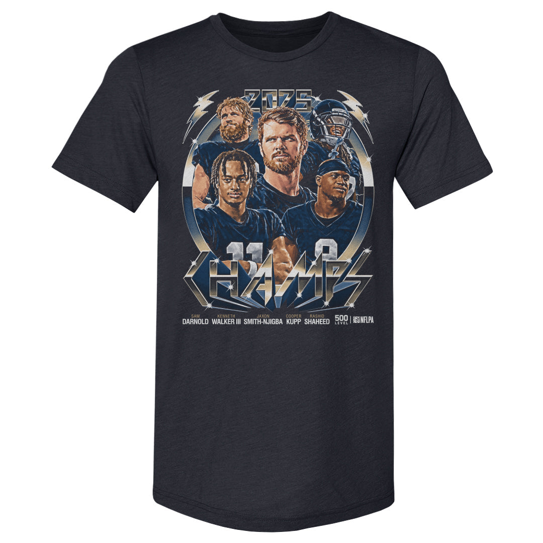 Seattle Football 2025 Champs Vintage WHT