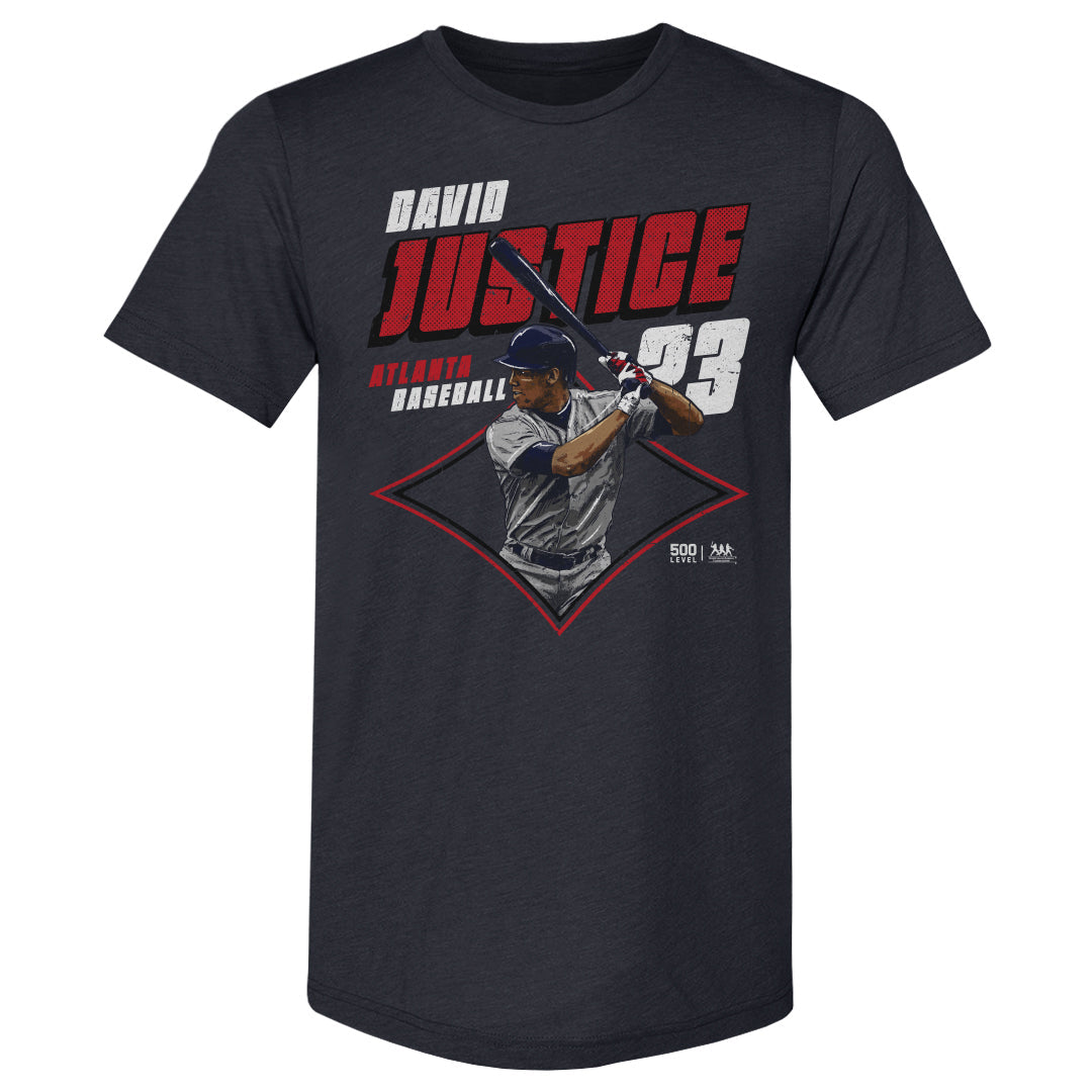 David Justice Atlanta Diamond WHT