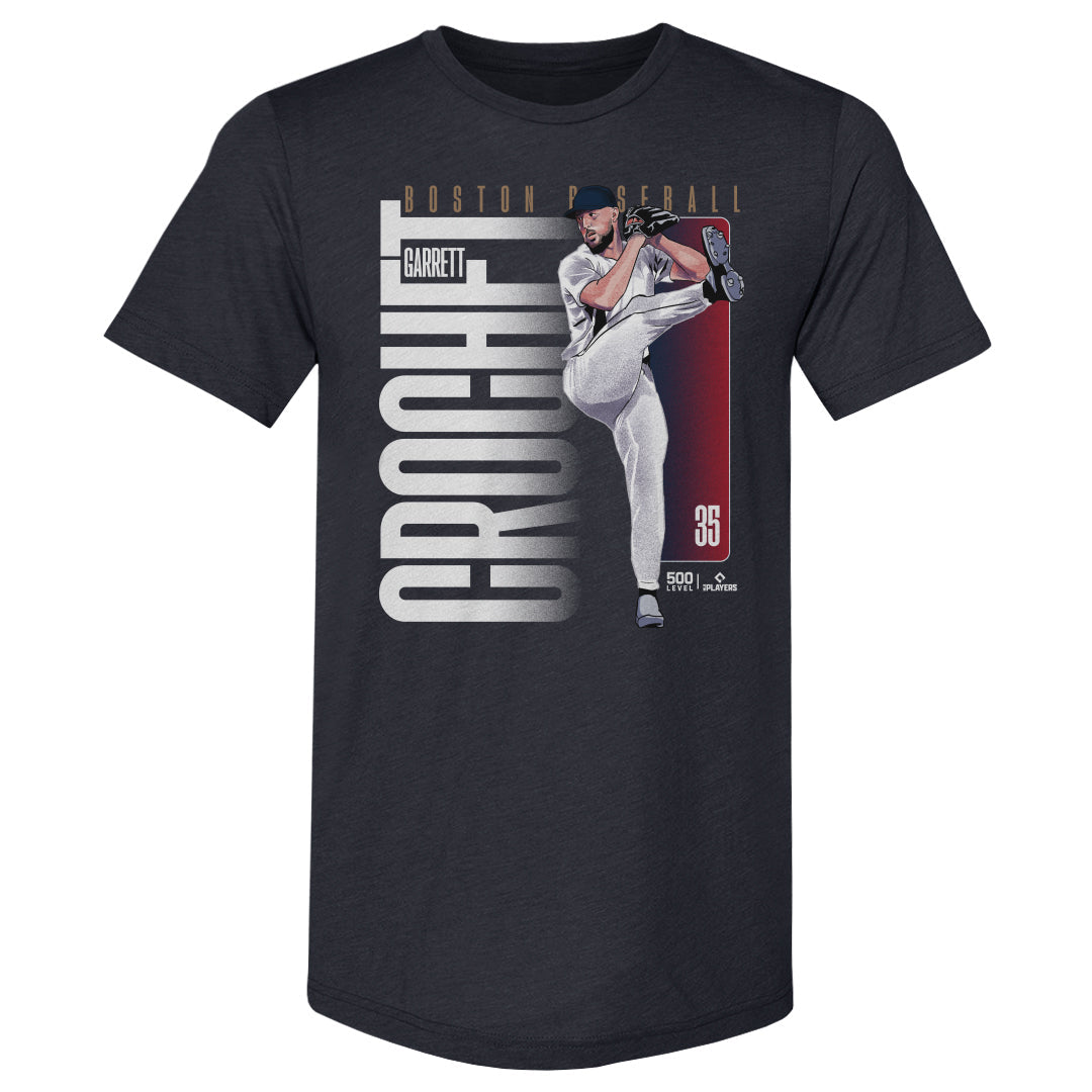 Garrett Crochet Boston Vertical Name WHT