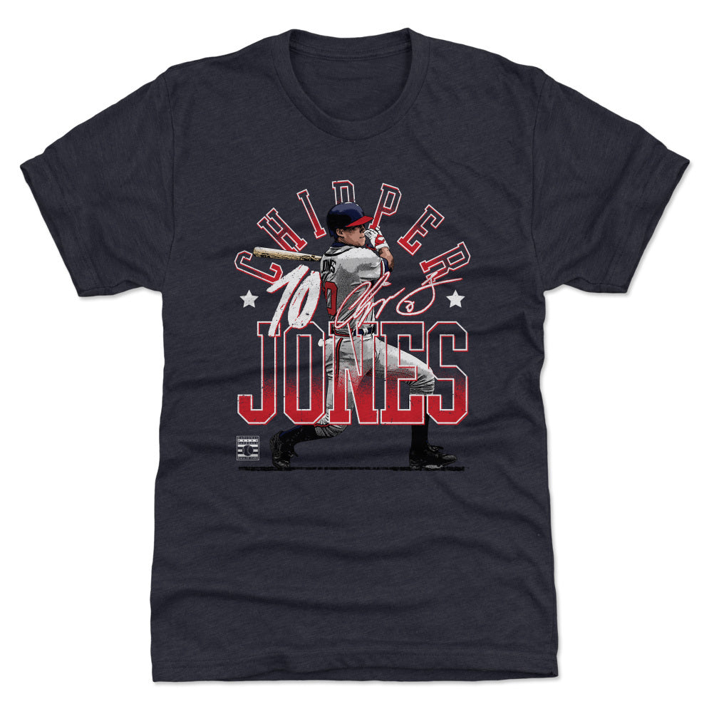 Chipper Jones Atlanta Arch WHT