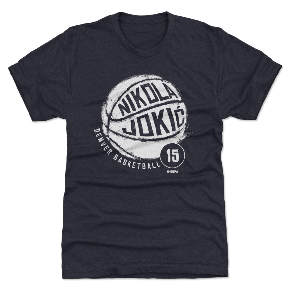 Nikola Jokic Denver Basketball WHT