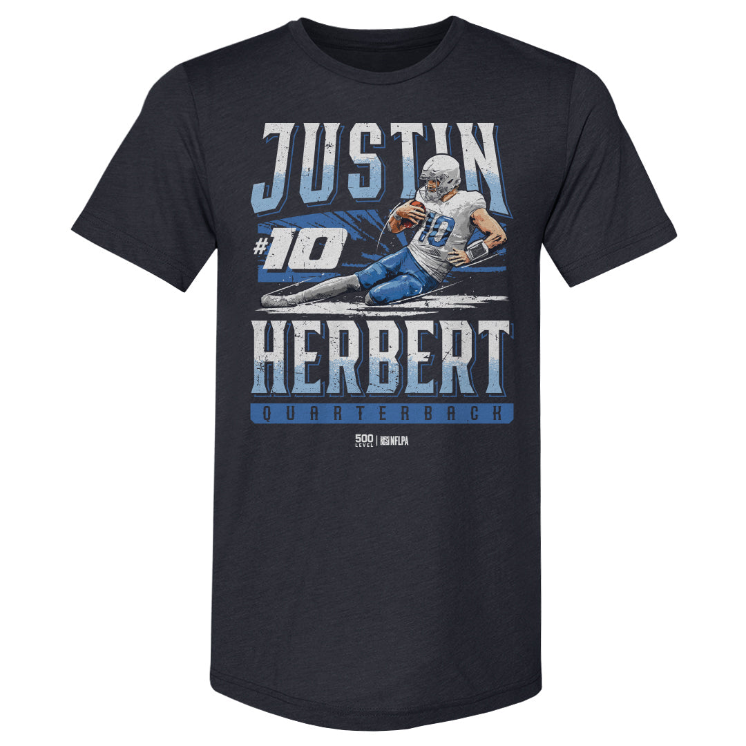 Justin Herbert Los Angeles C Slide WHT