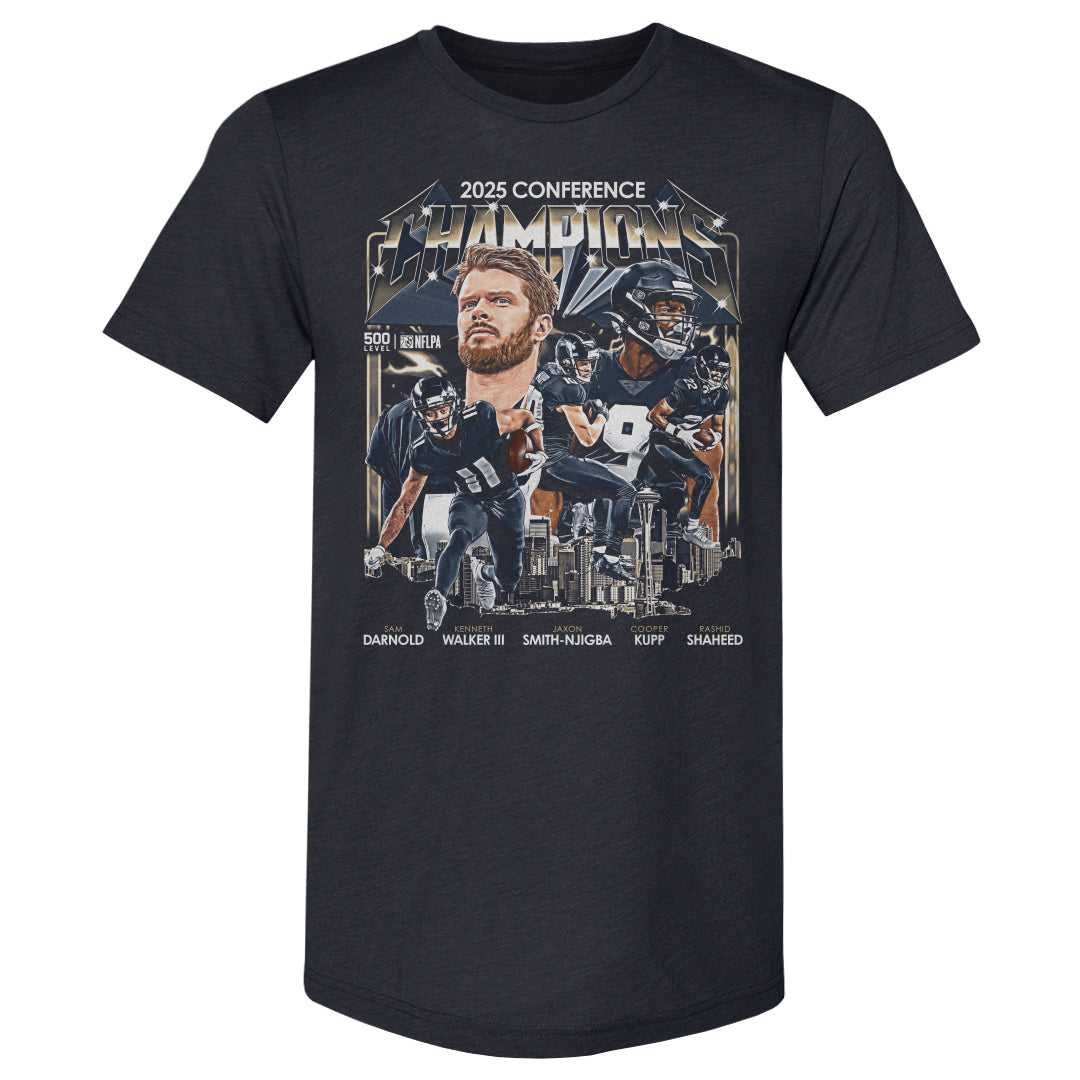 Seattle Football 2025 Conference Champions Vintage WHT