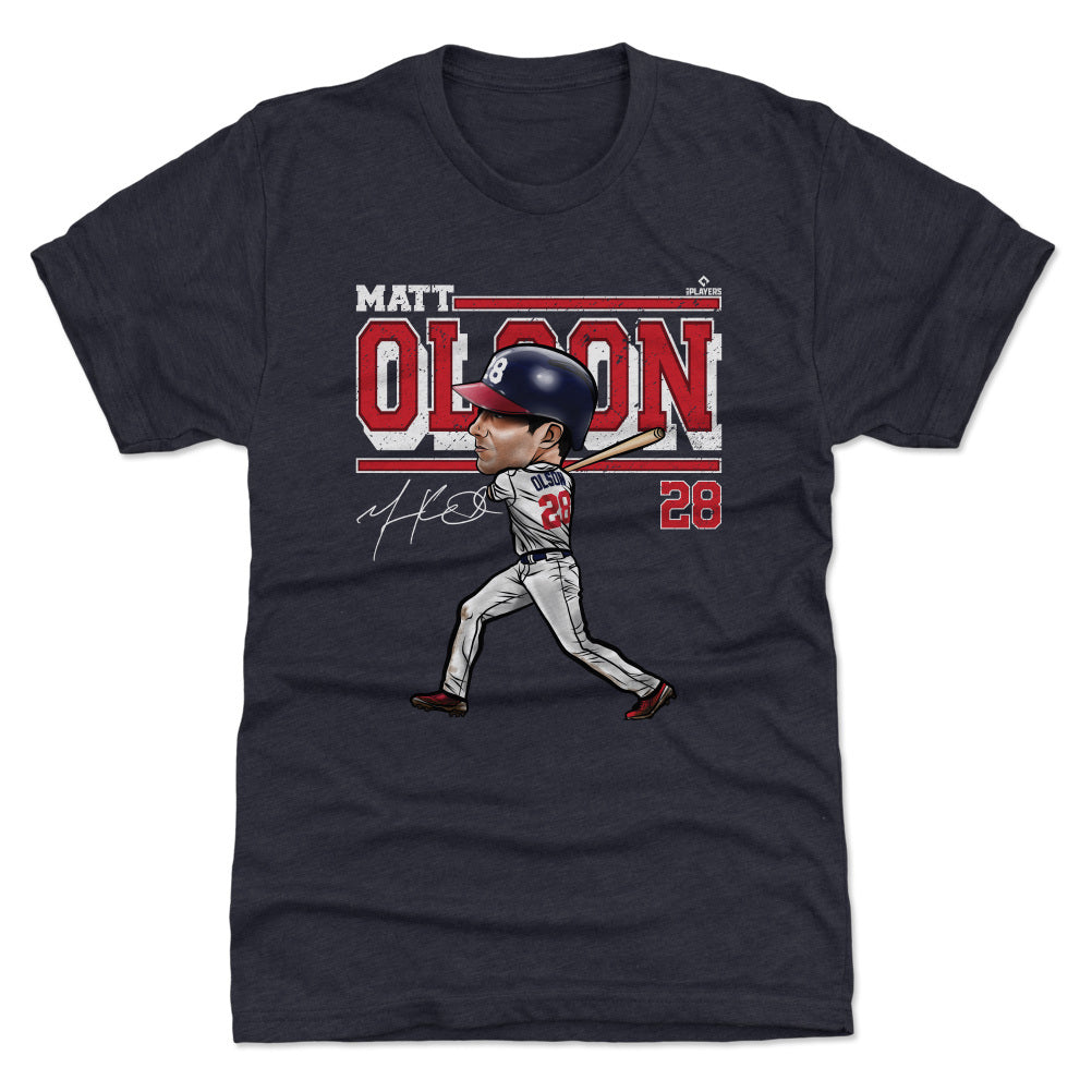 Matt Olson Atlanta Cartoon WHT