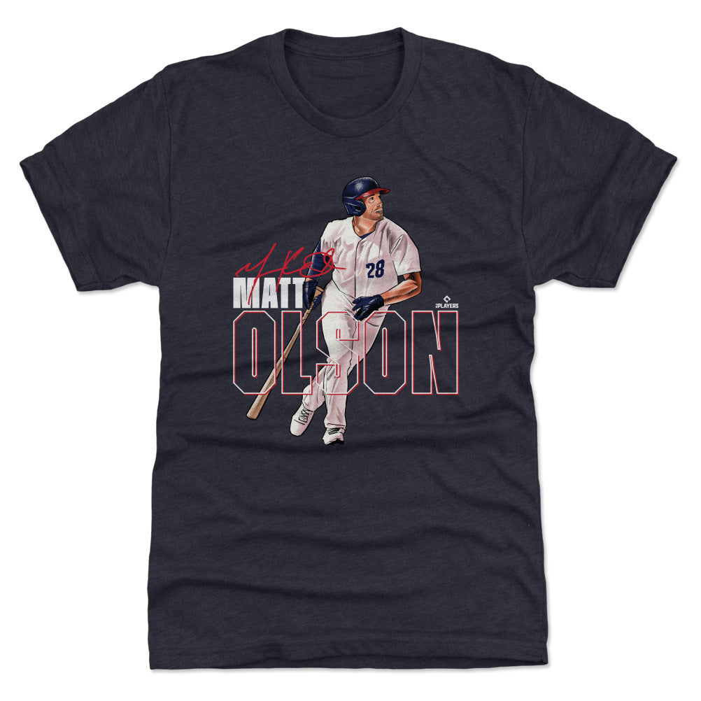 Matt Olson Atlanta Stance WHT