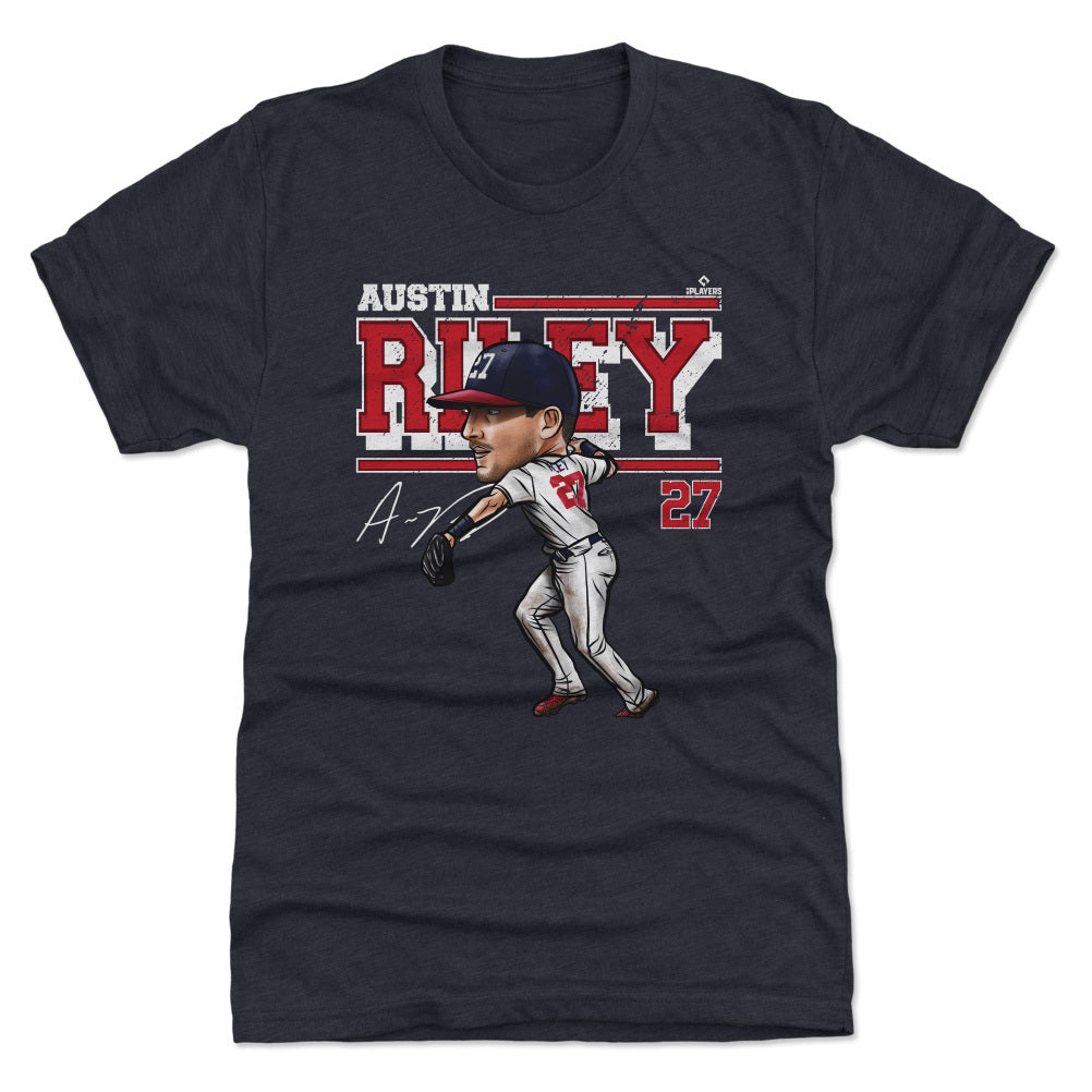 Austin Riley Atlanta Cartoon WHT