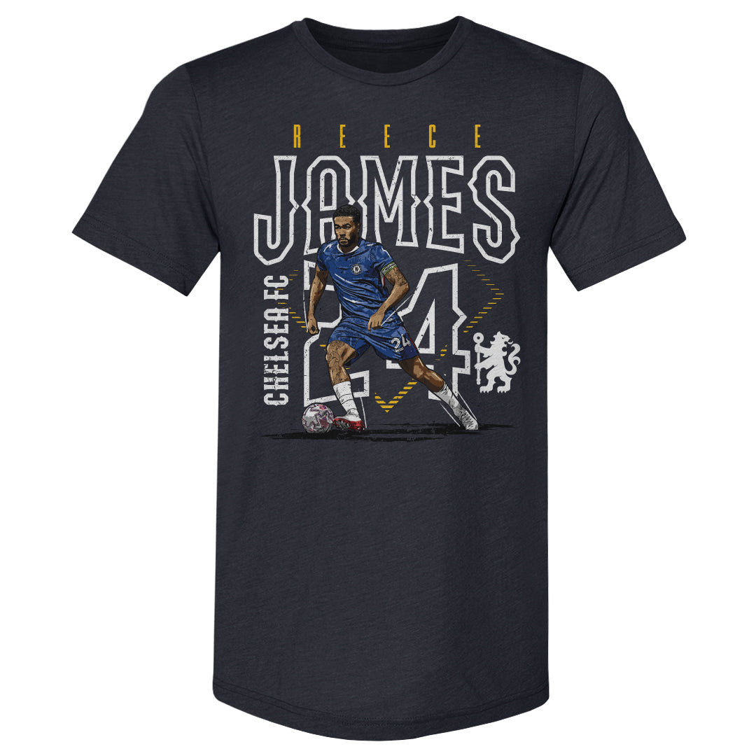 Reece James Chelsea FC Outline Number WHT