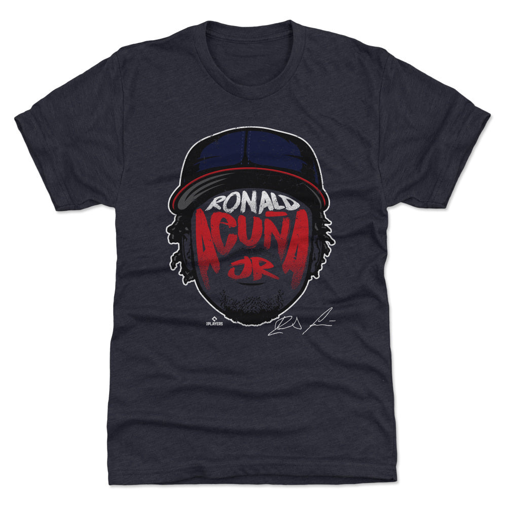 Ronald Acuna Jr. Player Silhouette WHT