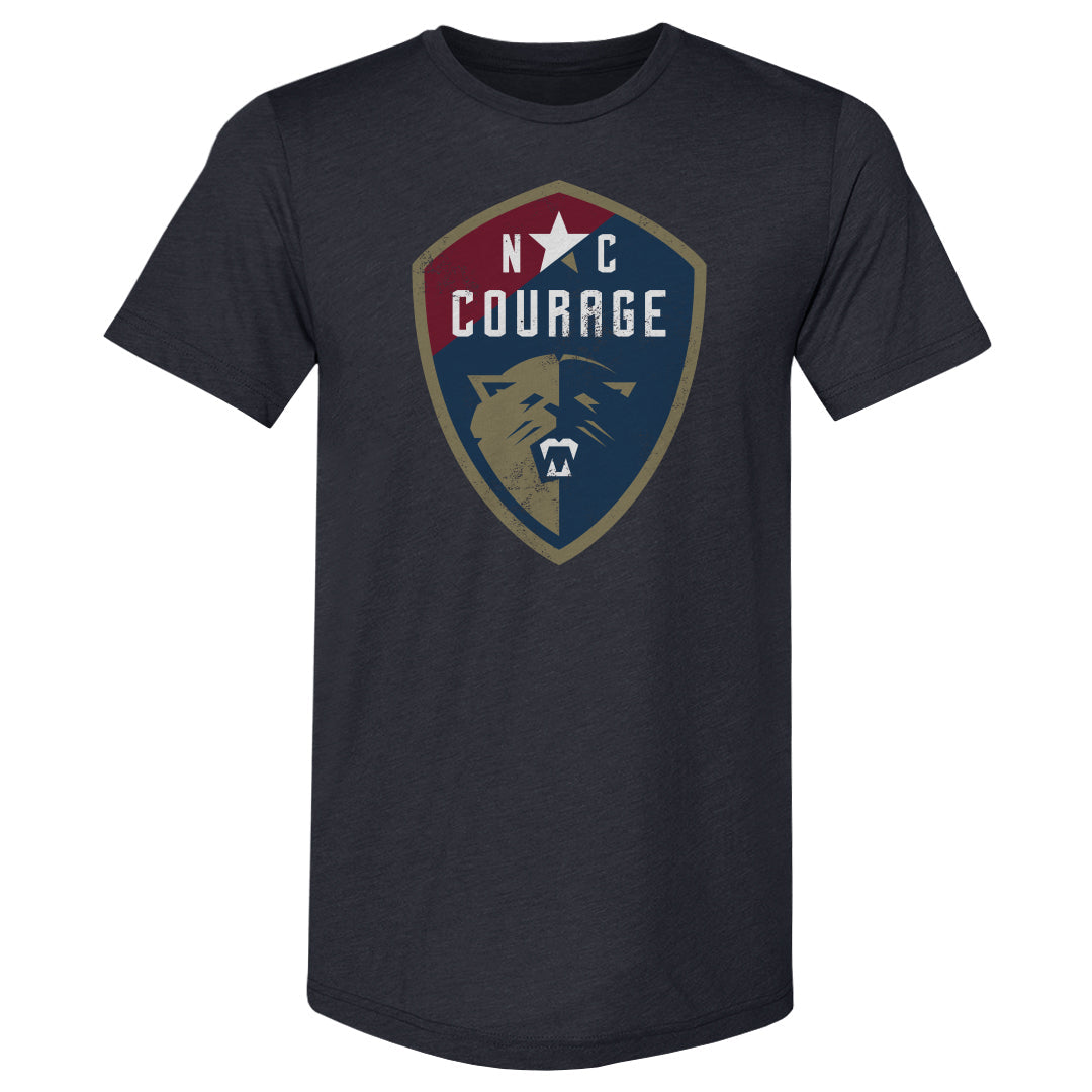 North Carolina Courage Vintage Primary Logo WHT