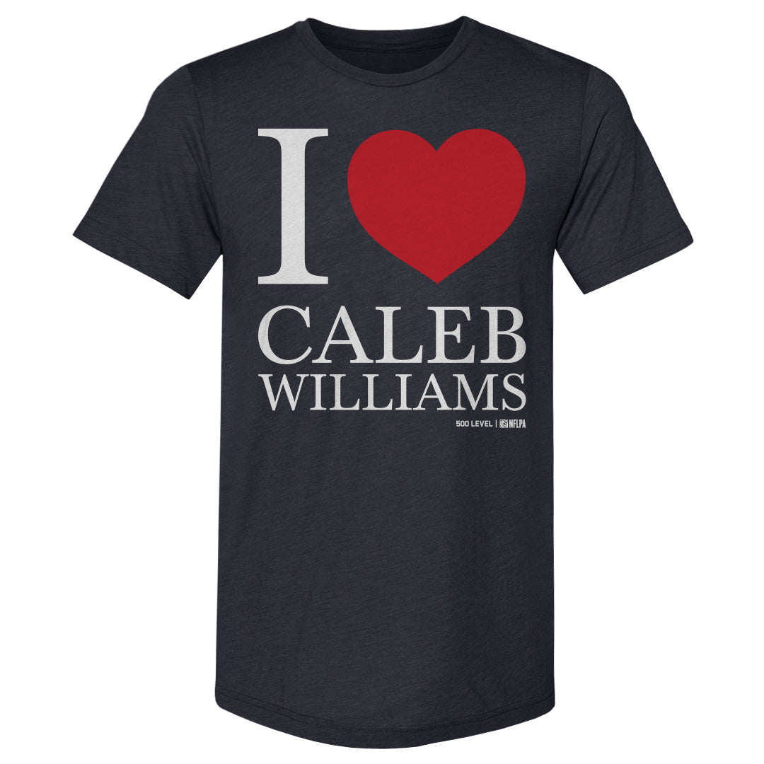 Caleb Williams Chicago I Love WHT