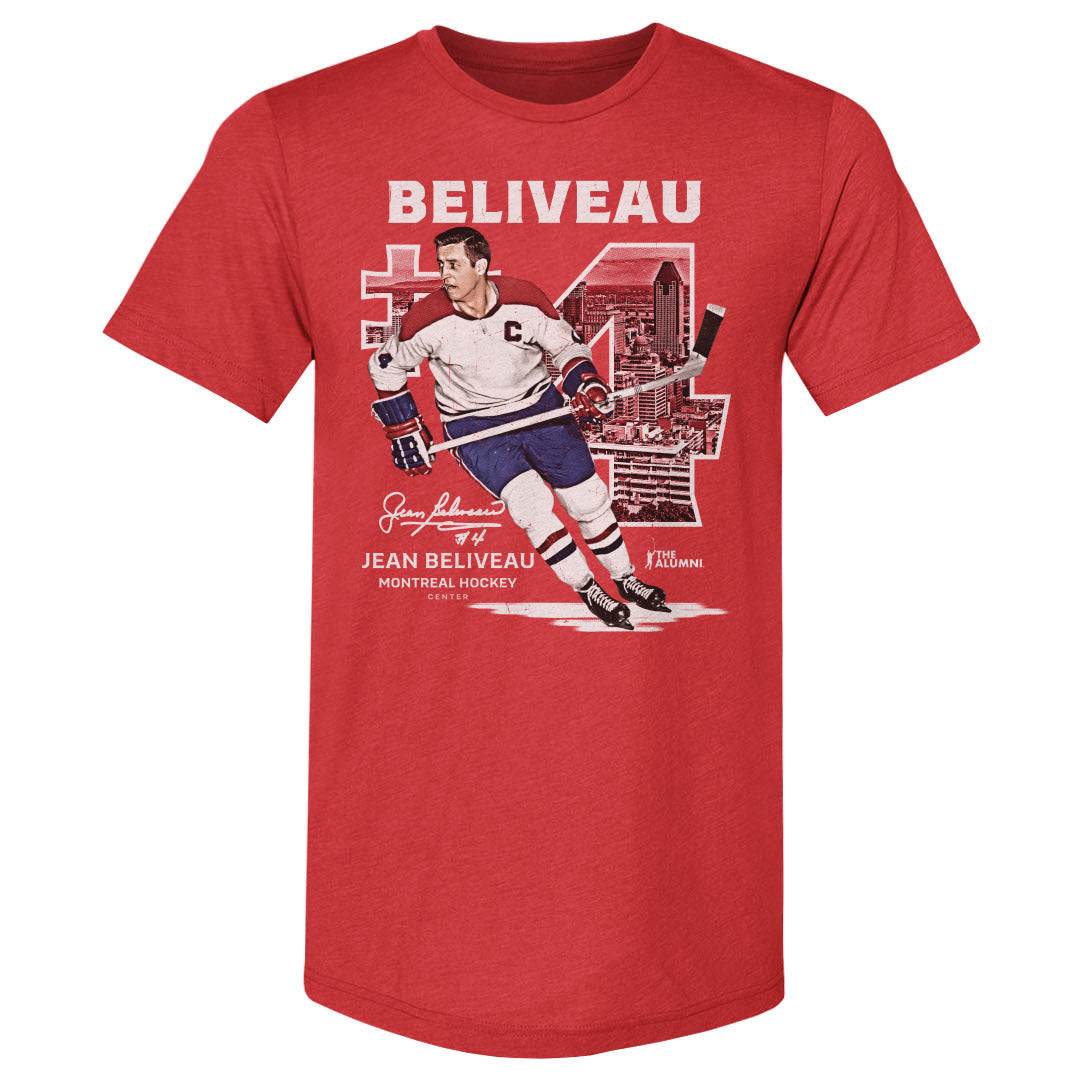 Jean Beliveau Montreal Throwback WHT