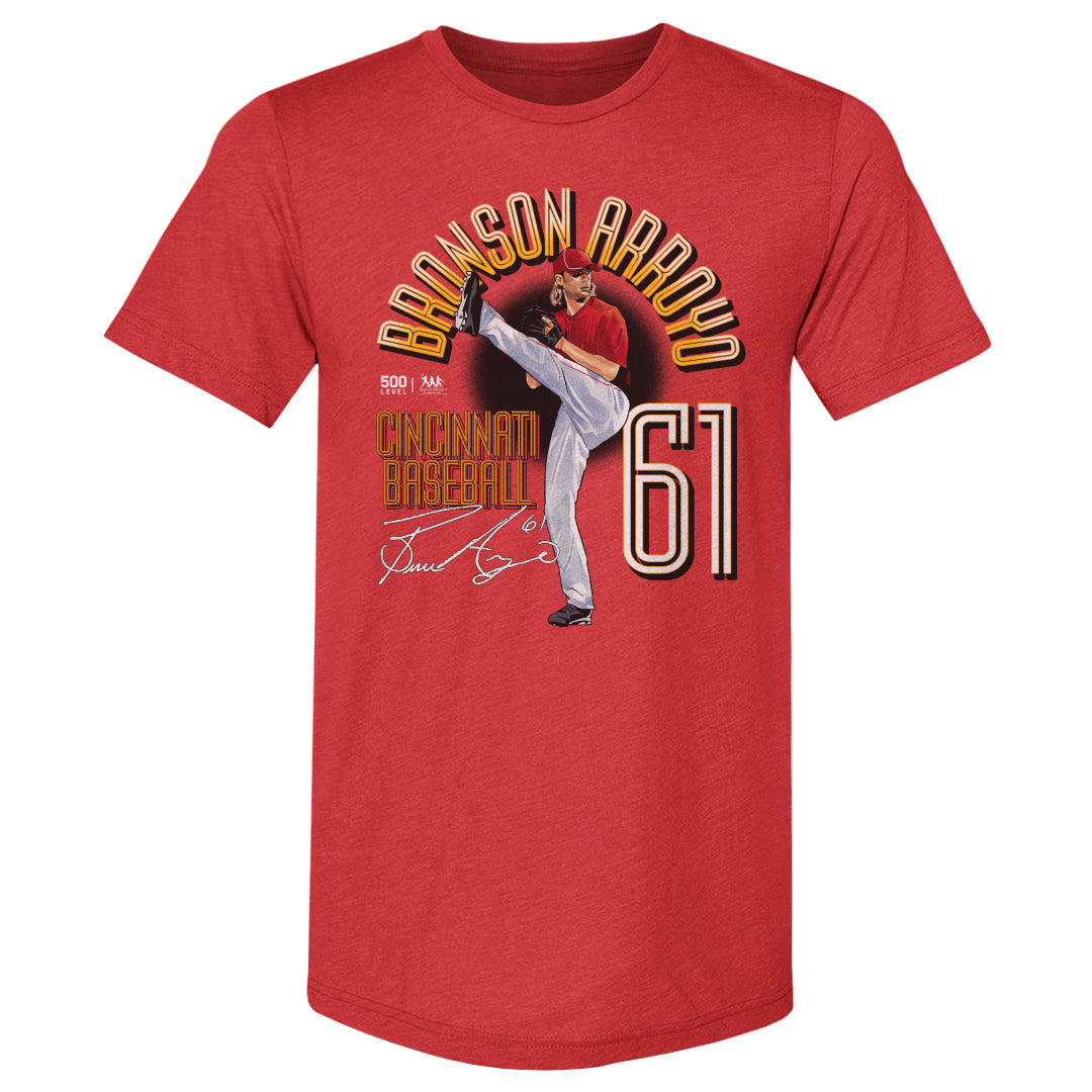 Bronson Arroyo Cincinnati Name Arc WHT