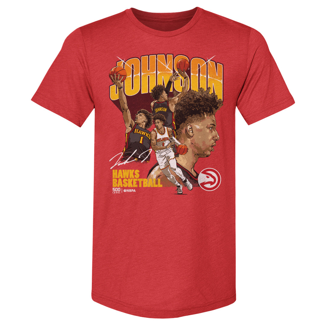 Jalen Johnson Atlanta Hawks Collage WHT