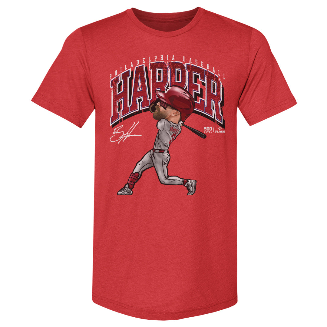 Bryce Harper Philadelphia Cartoon WHT
