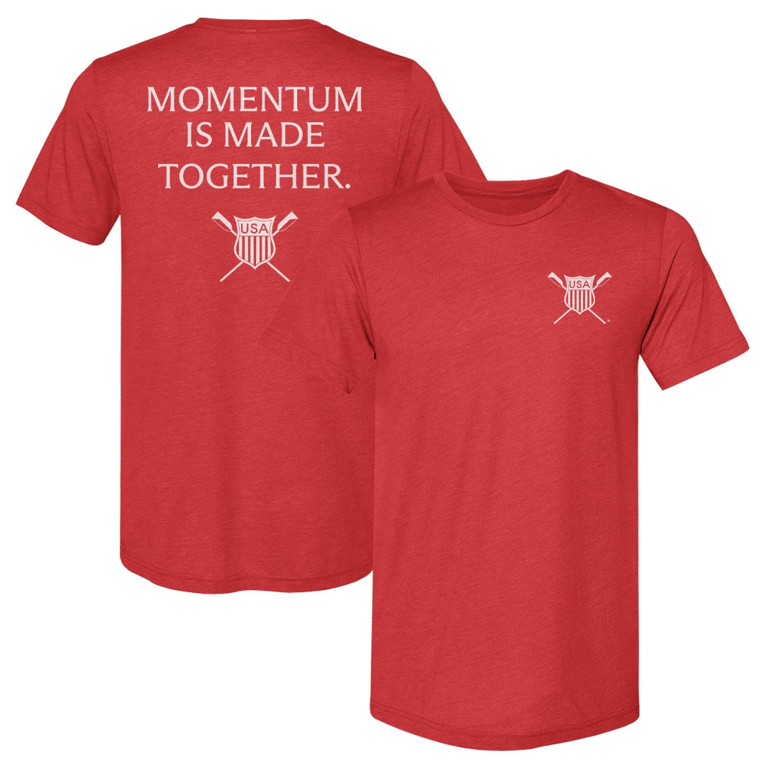 USRowing Emblem Momentum F&B WHT