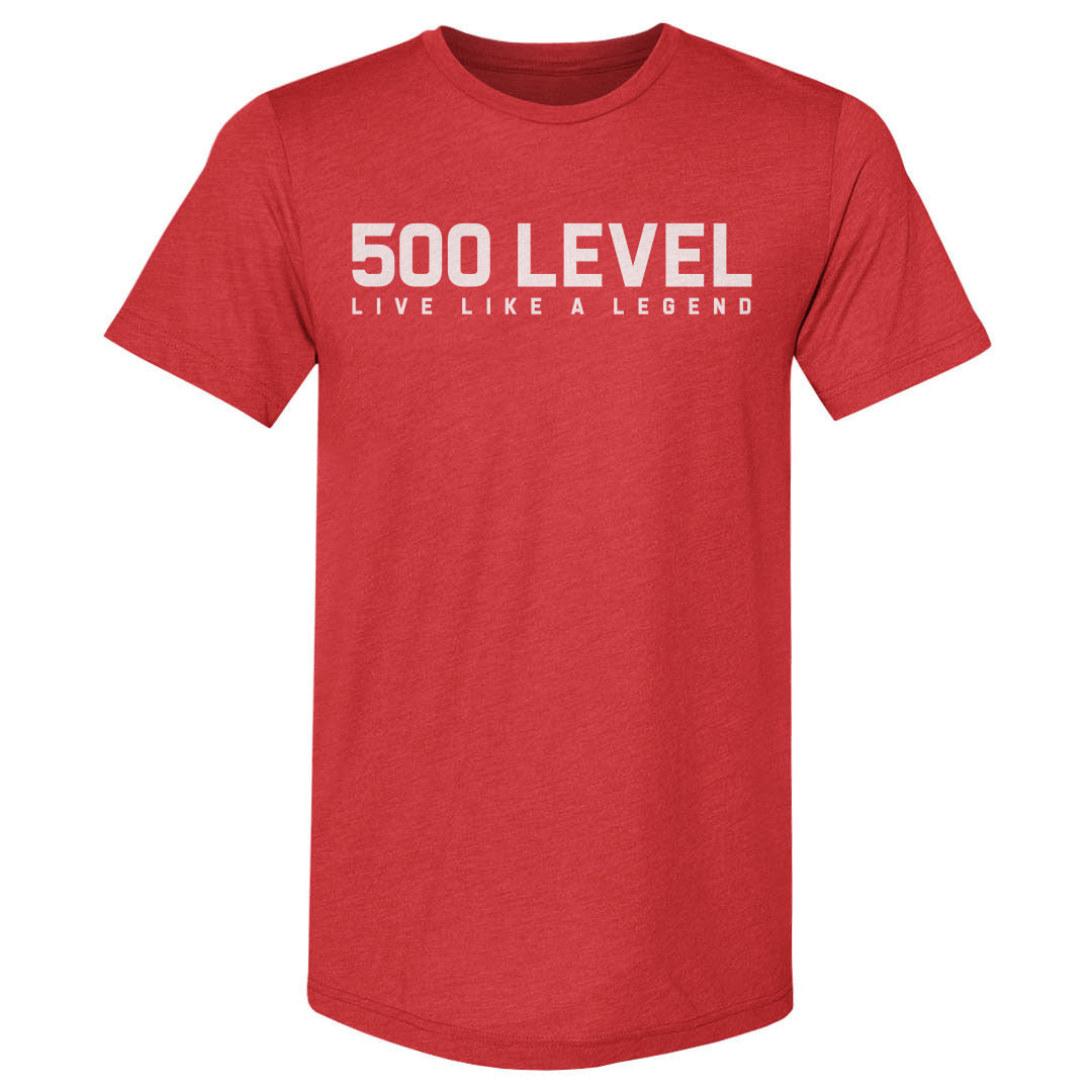 500 LEVEL Wordmark WHT
