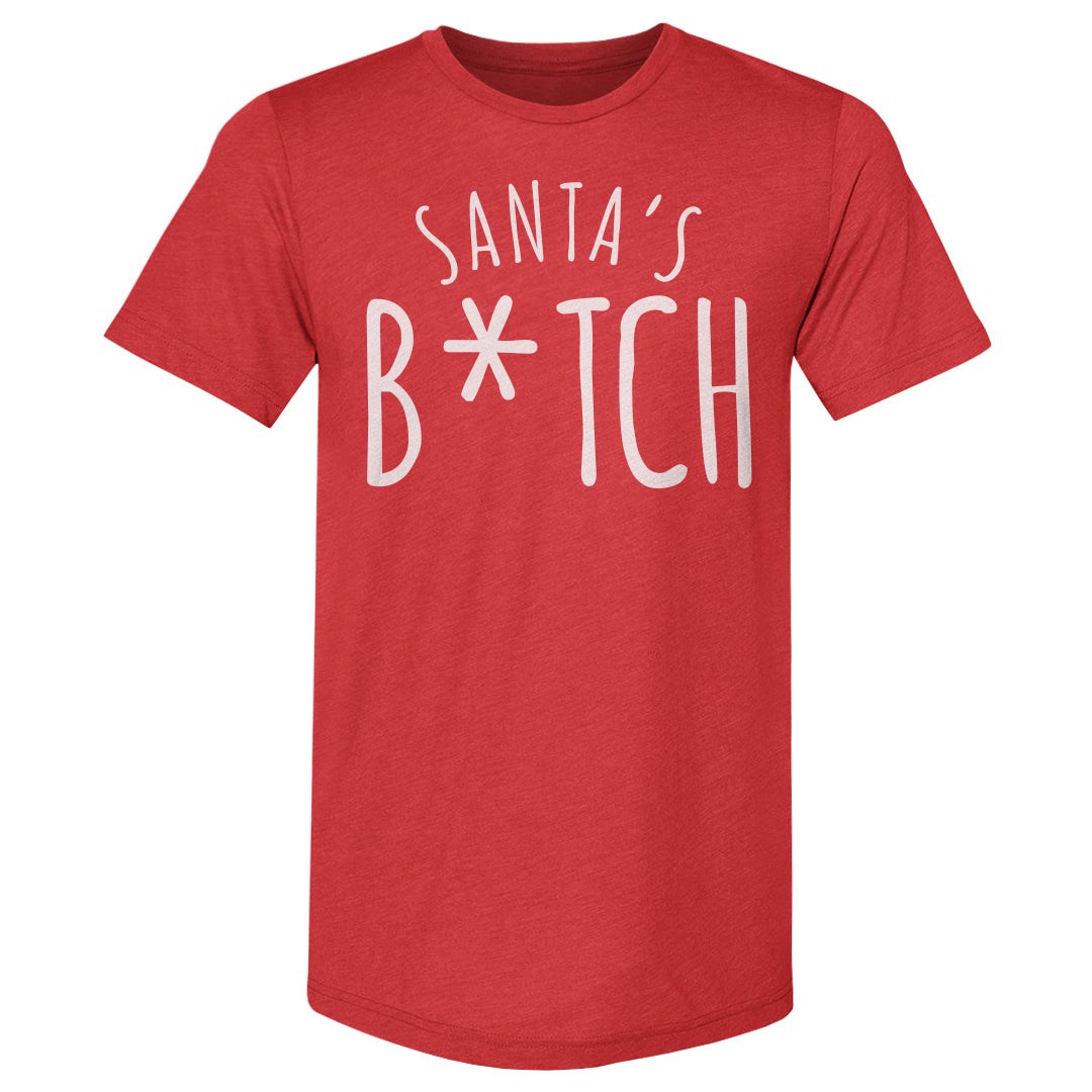 Christmas Santa's B-tch WHT