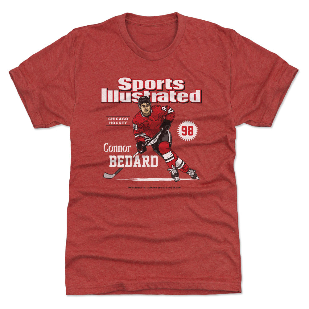 Connor Bedard Sports Illustrated & Chicago Card WHT