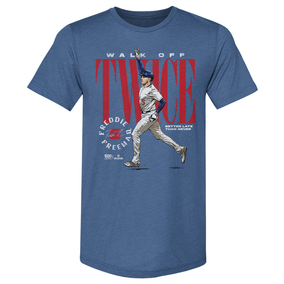 Freddie Freeman Los Angeles D Walk Off Twice WHT