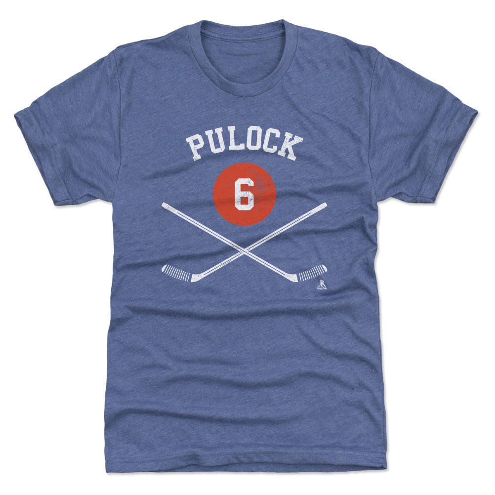 Ryan Pulock New York I Sticks WHT