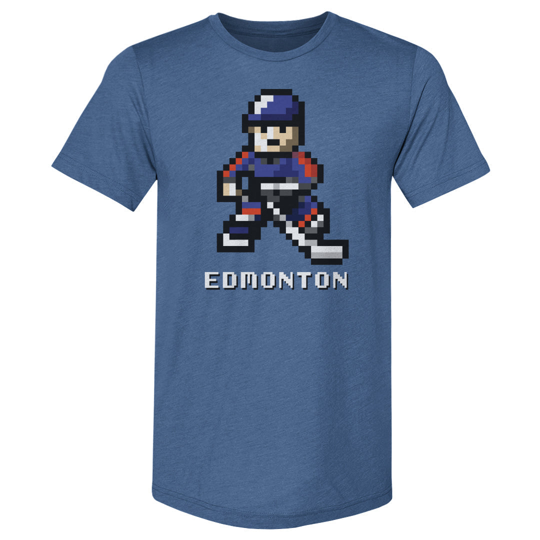 Edmonton Hockey 8-bit WHT