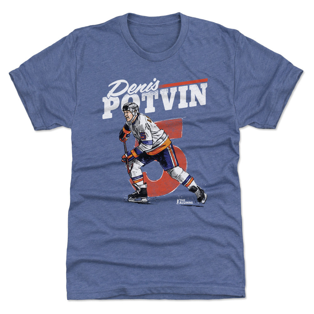 Denis Potvin New York I Retro WHT