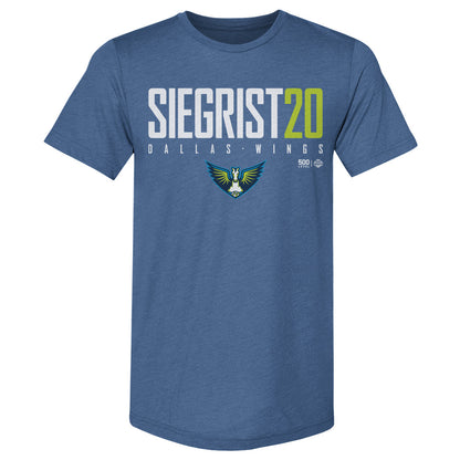 Maddy Siegrist Dallas Wings Elite WHT Mens Premium T Shirt 500 Level Officially Licensed Fan Gear