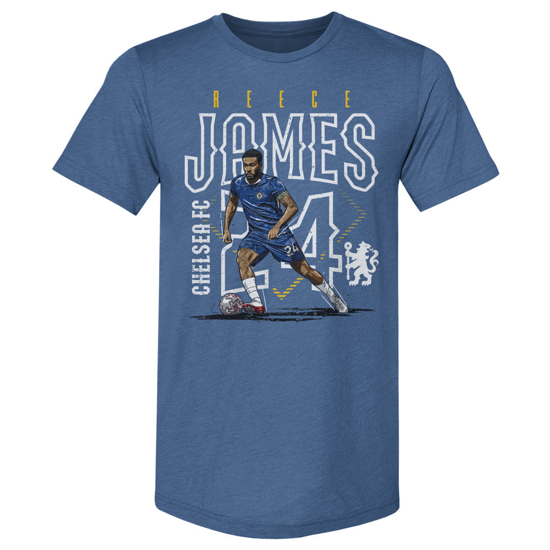 Reece James Chelsea FC Outline Number WHT