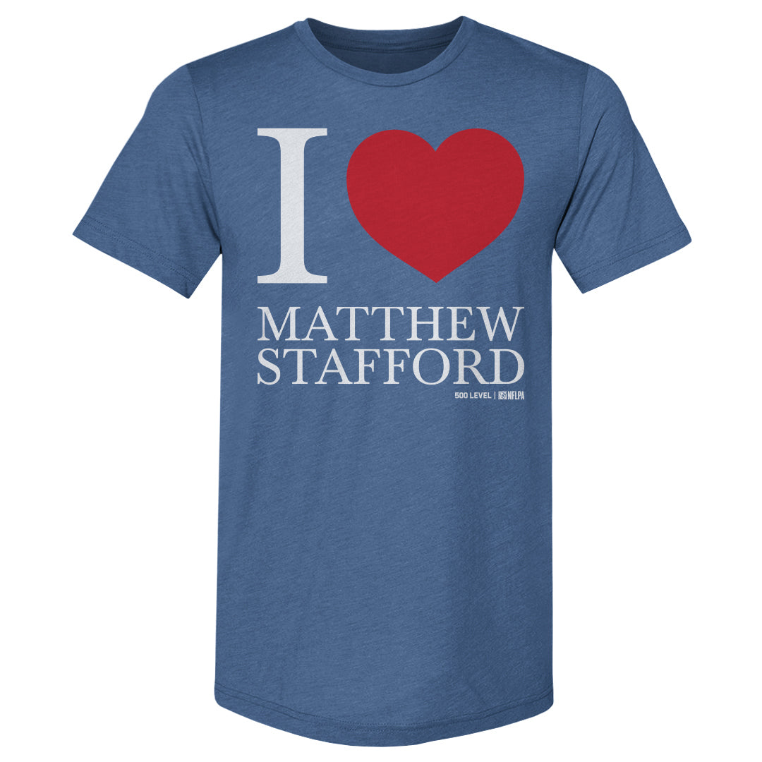Matthew Stafford Los Angeles R I Love WHT