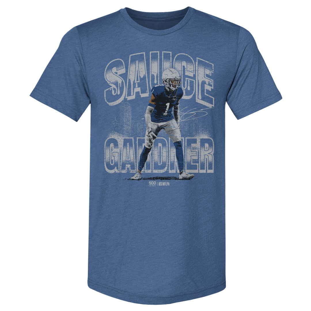 Sauce Gardner Indianapolis Skyline WHT