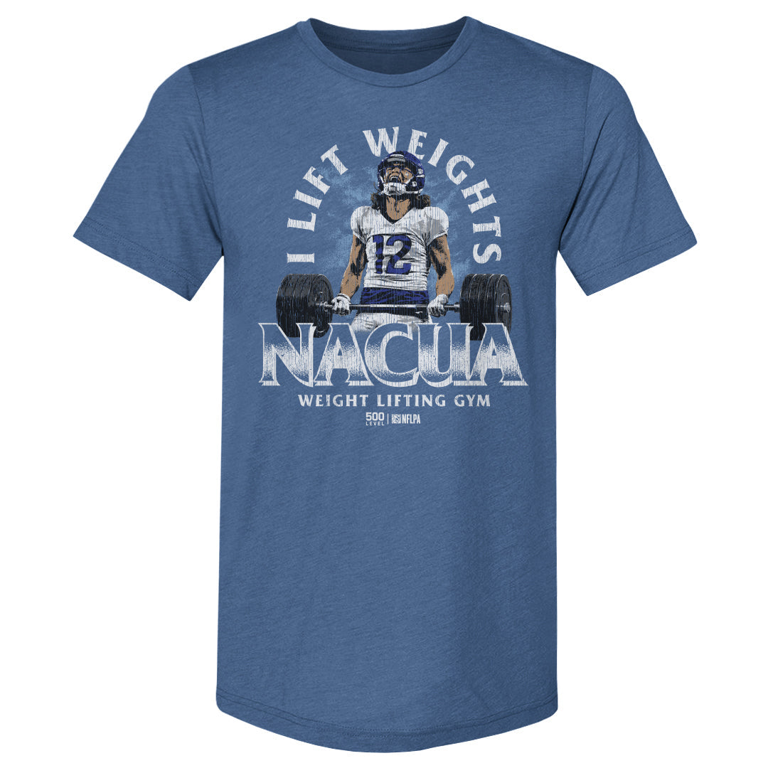 Puka Nacua Los Angeles R I Lift Weights WHT