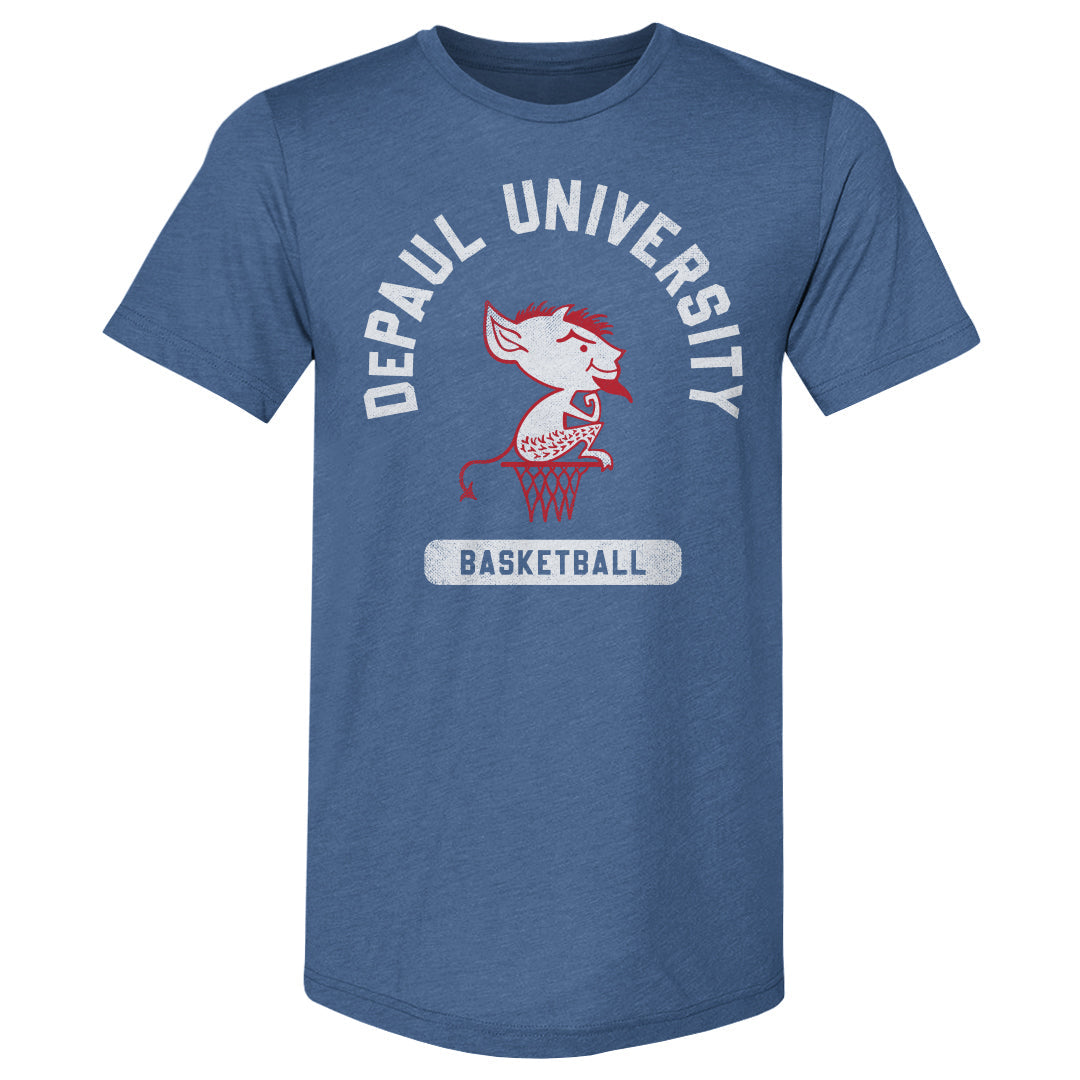 DePaul Blue Demons Mascot Basketball WHT
