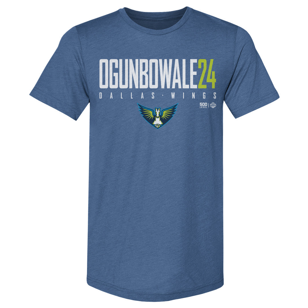 Arike Ogunbowale Dallas Wings Elite WHT Mens Premium T Shirt 500 Level Officially Licensed Fan Gear