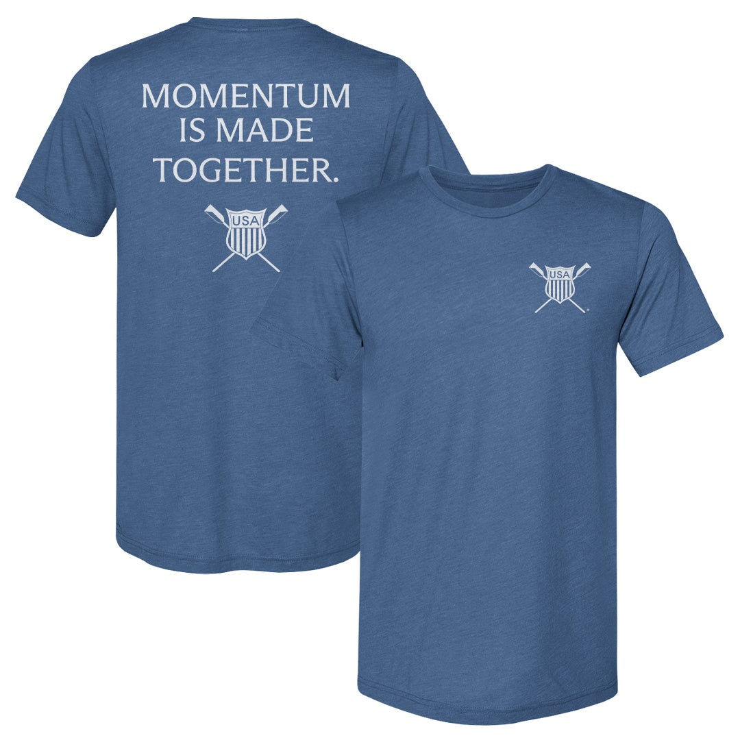 USRowing Emblem Momentum F&B WHT