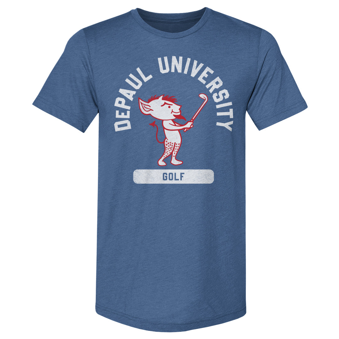 DePaul Blue Demons Mascot Golf WHT