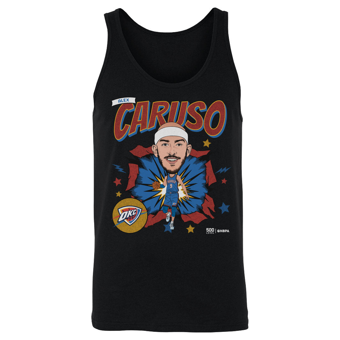 Alex Caruso Oklahoma City Thunder Caricature WHT