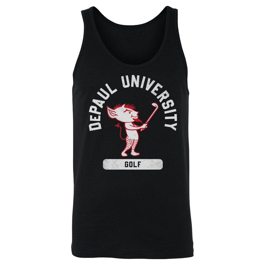 DePaul Blue Demons Mascot Golf WHT