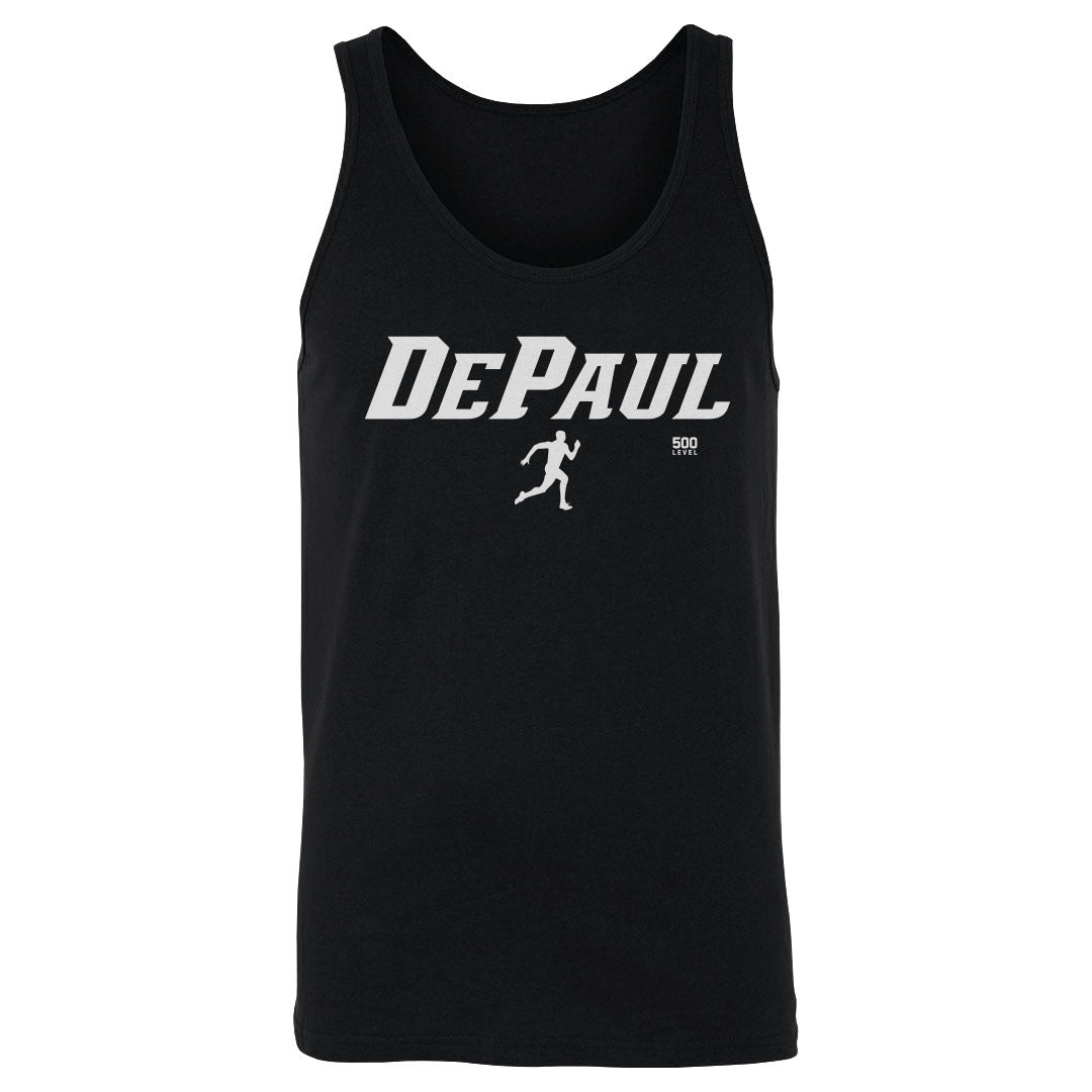 DePaul Blue Demons Track & Field Minimalist WHT