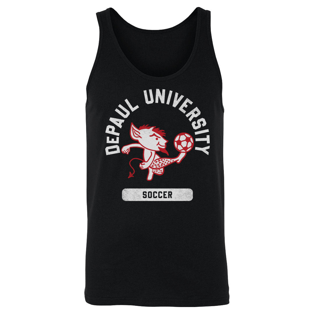 DePaul Blue Demons Mascot Soccer WHT