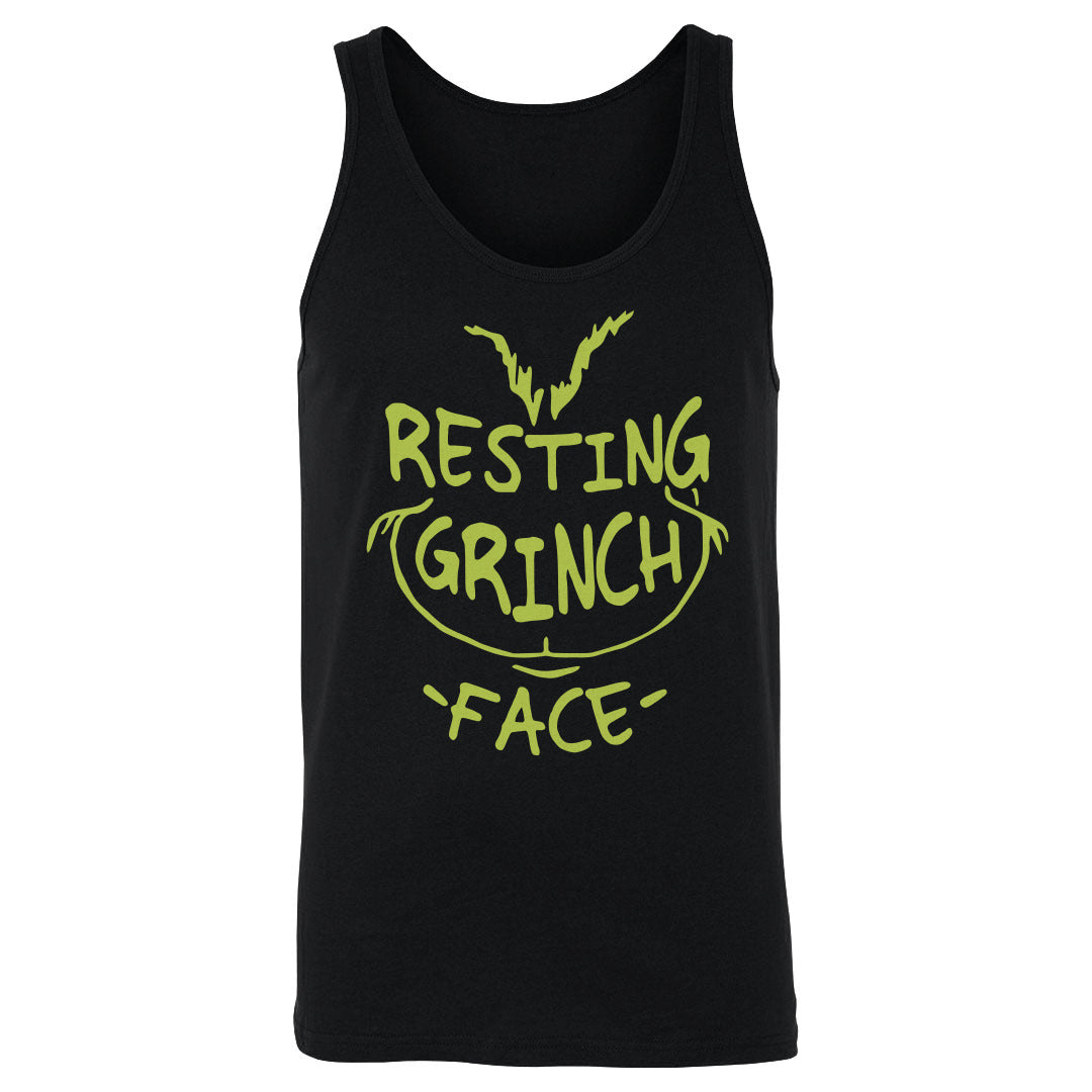 Christmas Resting Grinch Face WHT