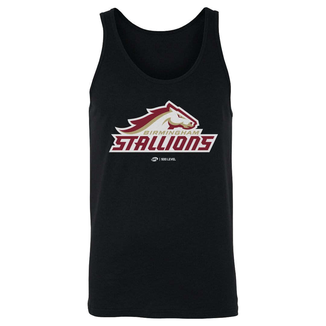 Birmingham Stallions Primary Logo WHT