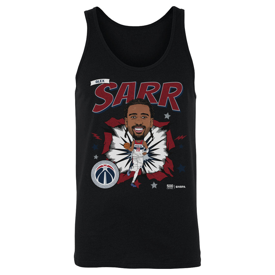 Alex Sarr Washington Wizards Caricature WHT