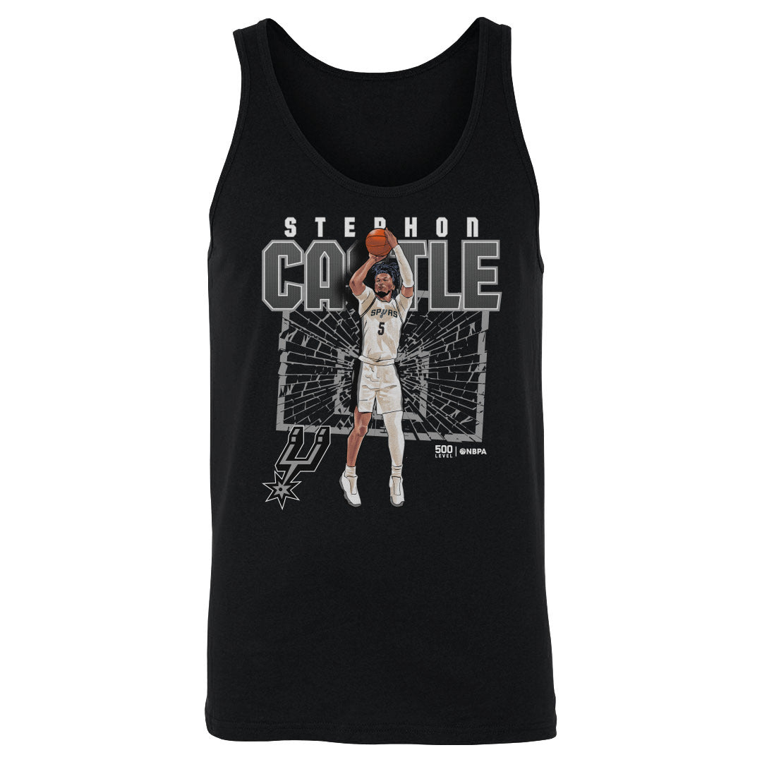 Stephon Castle San Antonio Spurs Shattered WHT