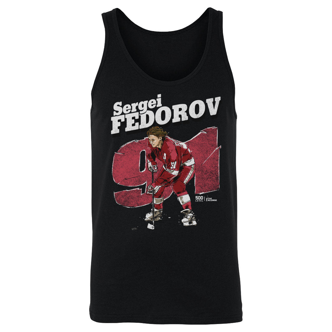 Sergei Fedorov Detroit Retro WHT