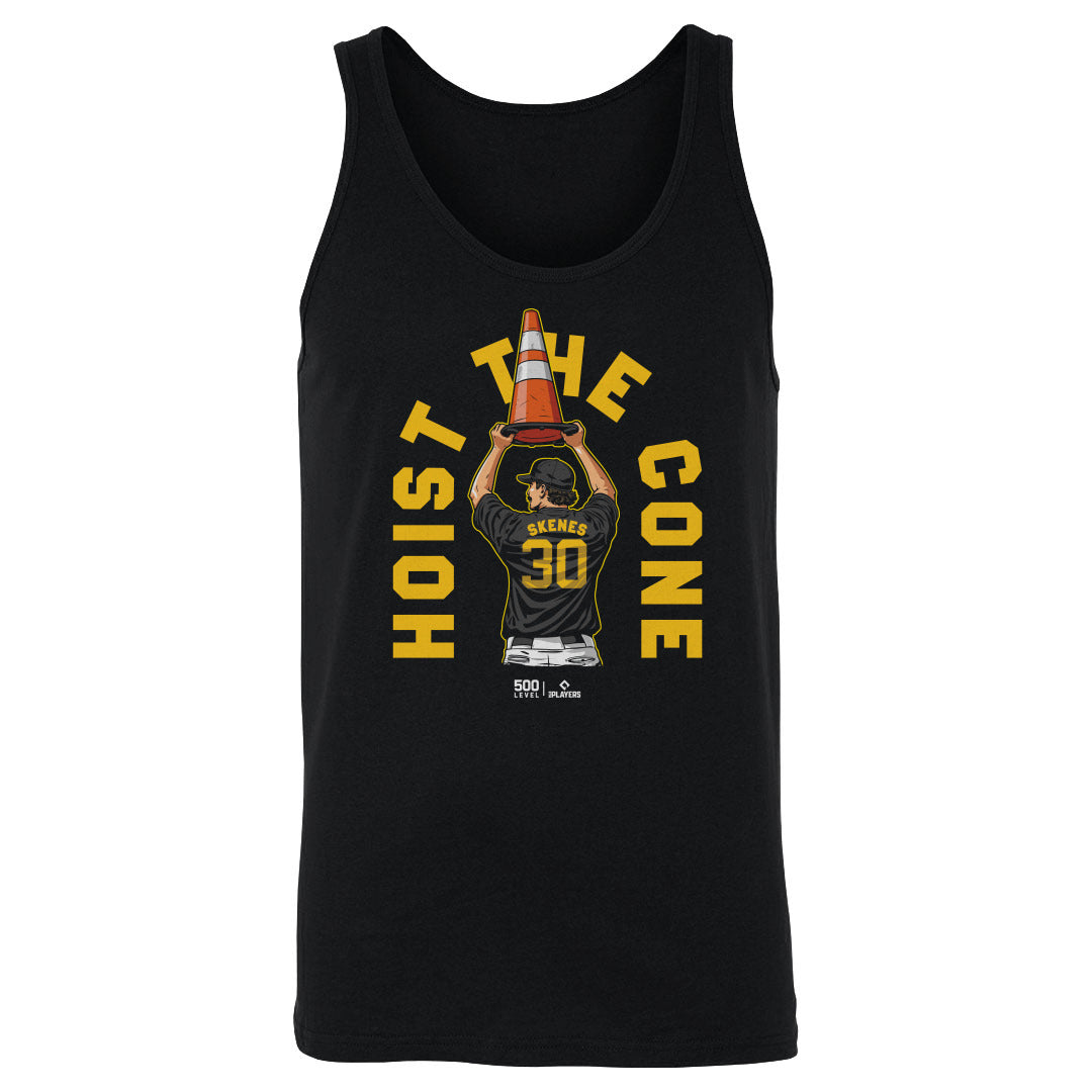 Paul Skenes Pittsburgh Hoist The Cone WHT
